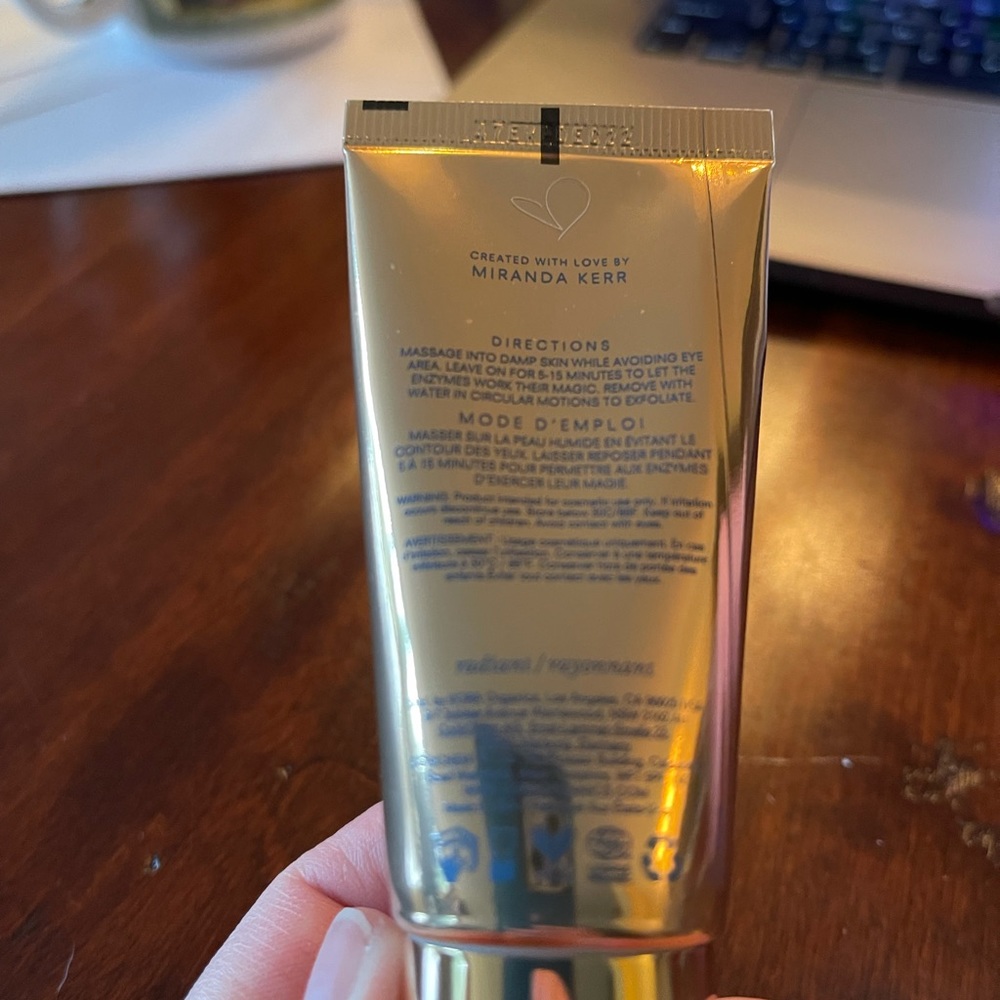 NWT Mini Kora Organics Brightening Exfoliator - Picture 5 of 5